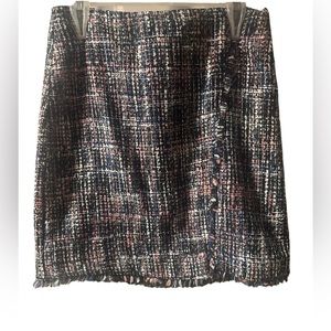 LOFT Tweed Mini Skirt size 4 NWT